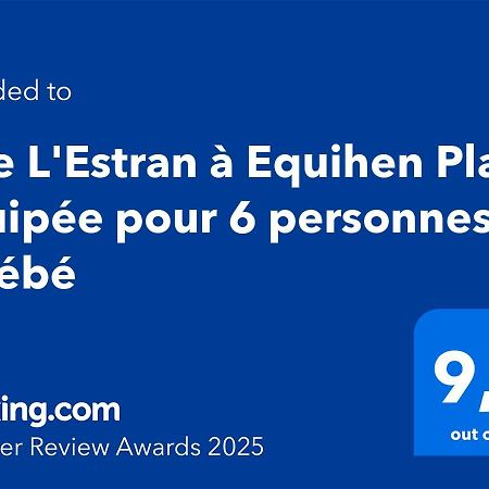 Gite L'Estran A Equihen Plage Equipee Pour 6 Personnes + 1 Bebe Exterior foto